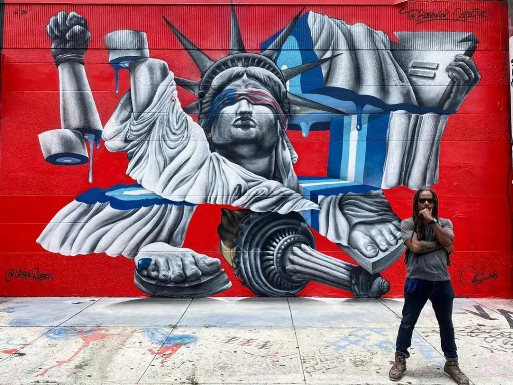 Bushwick Collective Art by Ruben Ubiera
