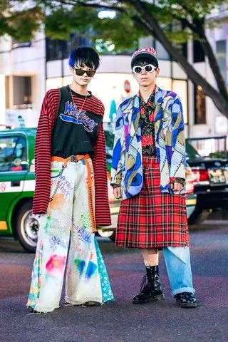 2 boys in vintage fashion