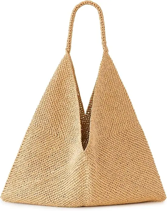 Raffia fashion bag