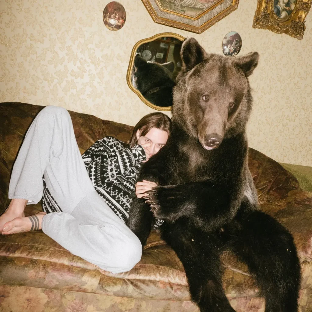 Tommy Cash with bear