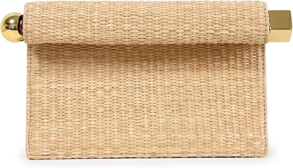 Raffia fashion handbag