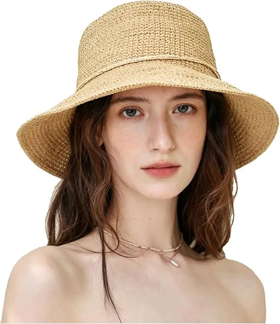 Raffia fashion hat