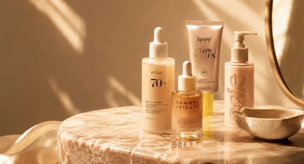 glowing skin korean products