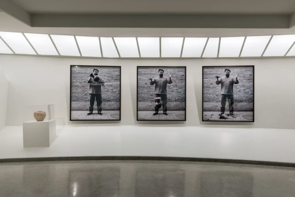 Ai Weiwei work dropping a urn