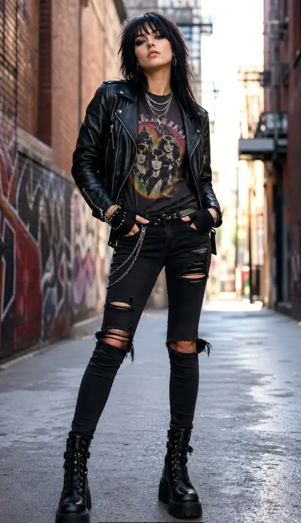 Edgy and Rebellious Style