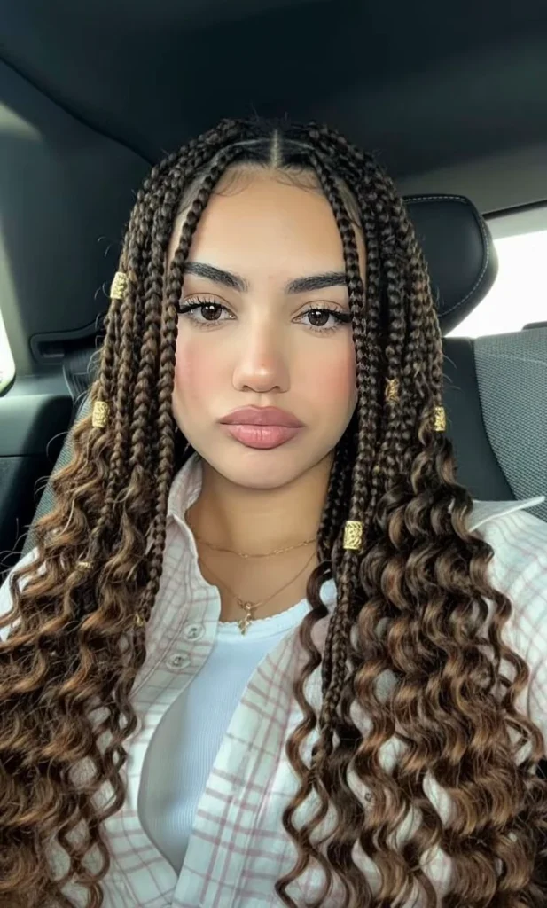 Boho / Goddess Knotless Braids