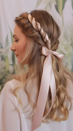 Ribbon Halo Braid