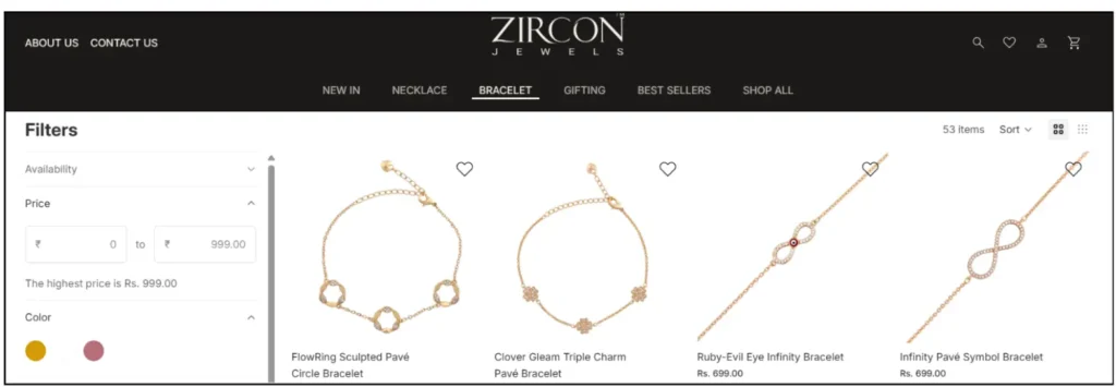 Zircon Jewels: Minimal and Everyday Bracelets