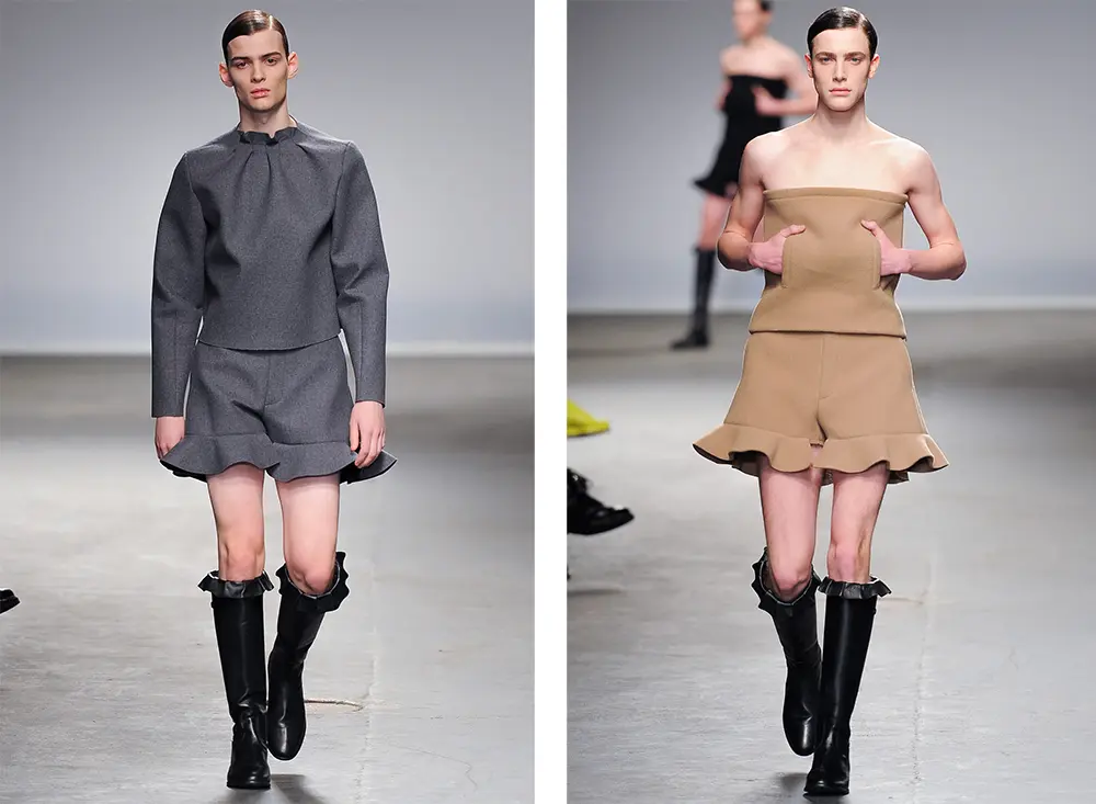 Gender fluide Jonathan Anderson collection dresses