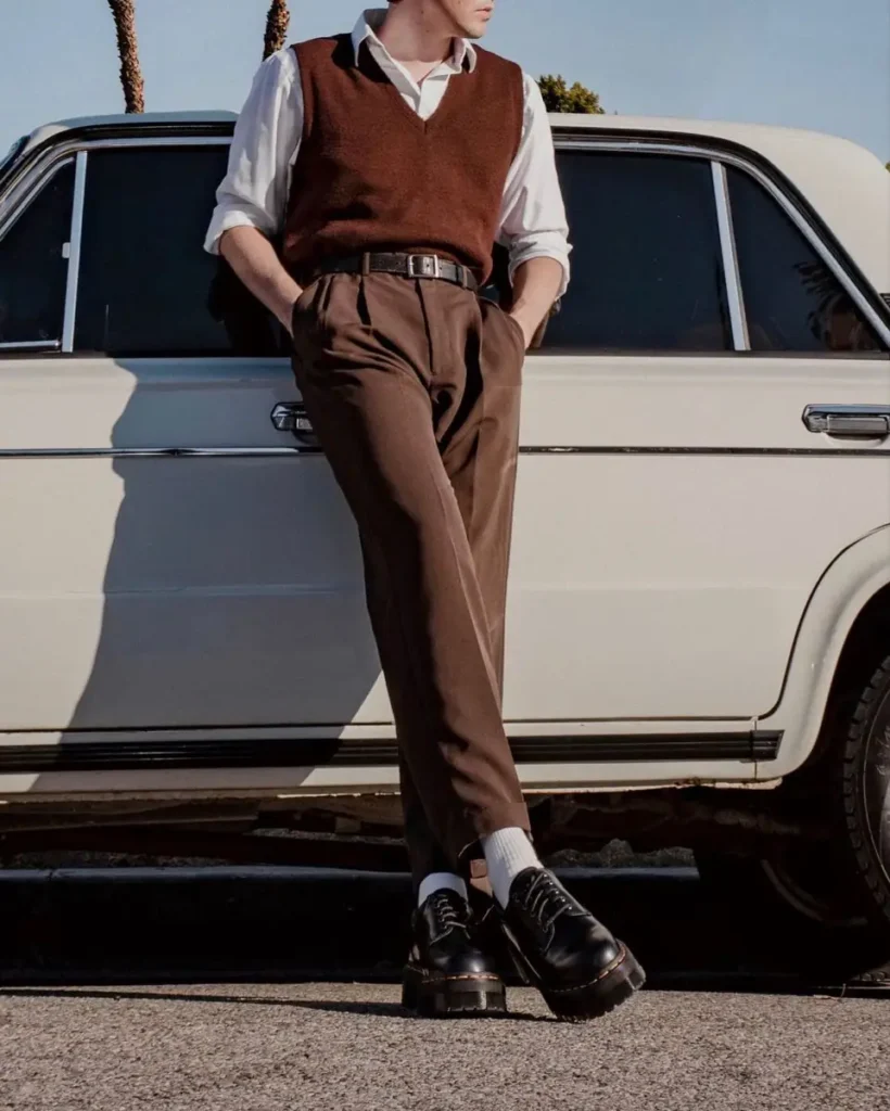 Preppy and Polished Style on a men