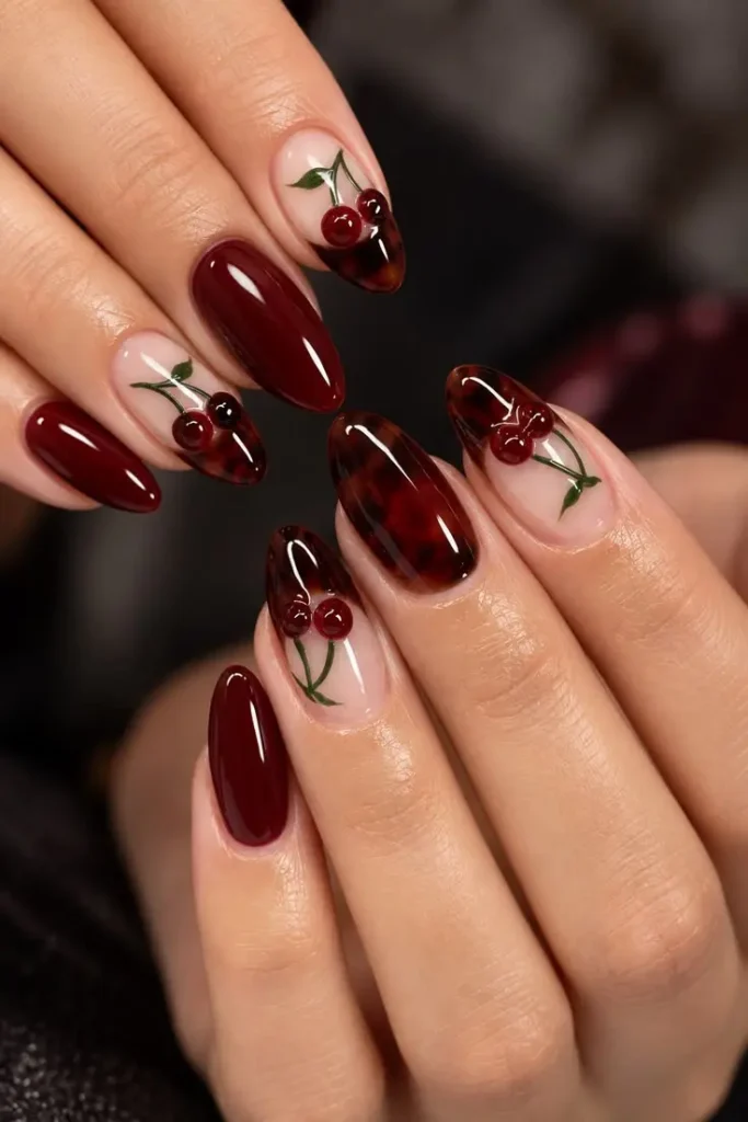 Cherry Nail Art
