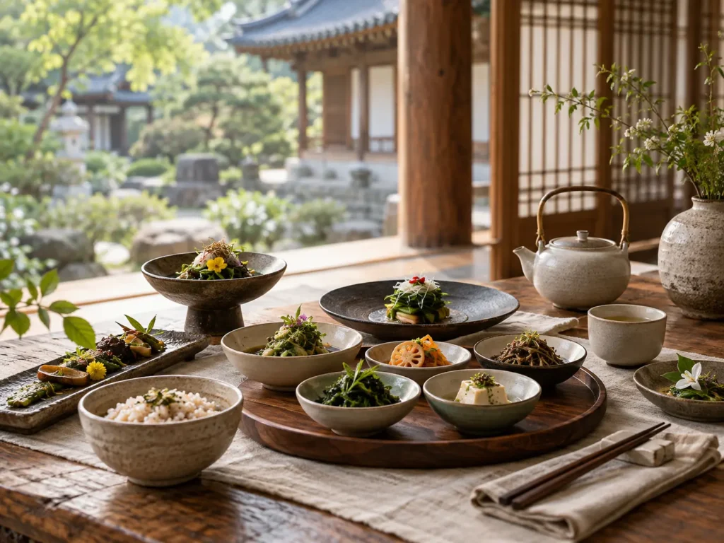 different type of Sik-gaek Wellness & Temple Cuisine